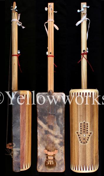 gnaoua music, guembri, handmade instrument