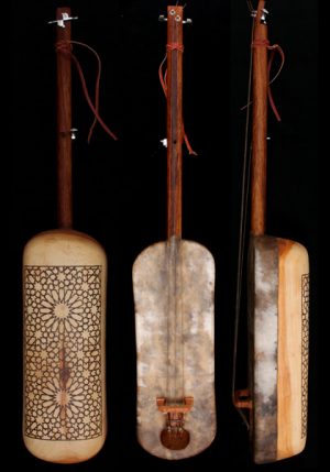 The hajhouj or guembri is the Gnawa lute Sintir likewise called Guembri